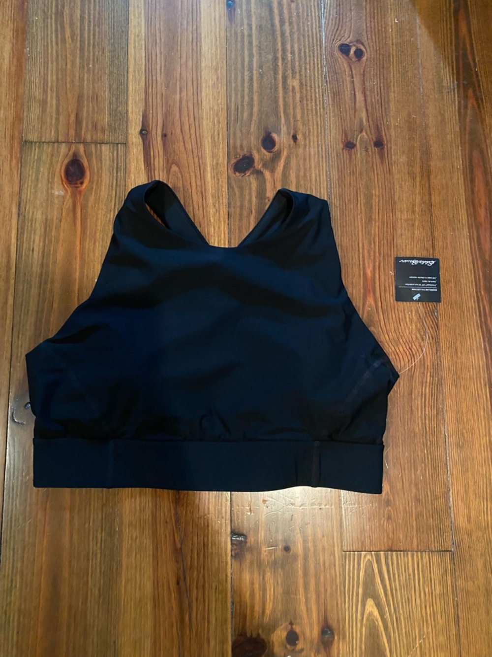 Women’s Eddie Bauer Shoreline Sport Top/ Swimsuit Top Black NWT